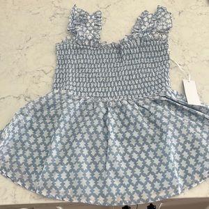 J. Marie smocked top